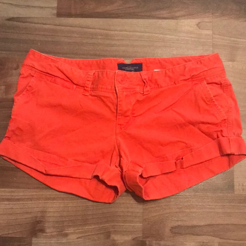 Orange American Eagle Shorts